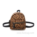 Custom PU leather backpack school cute Cotton backpack